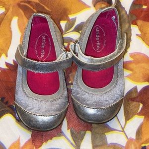 Stride Rite Cecilia Silver strap shoes